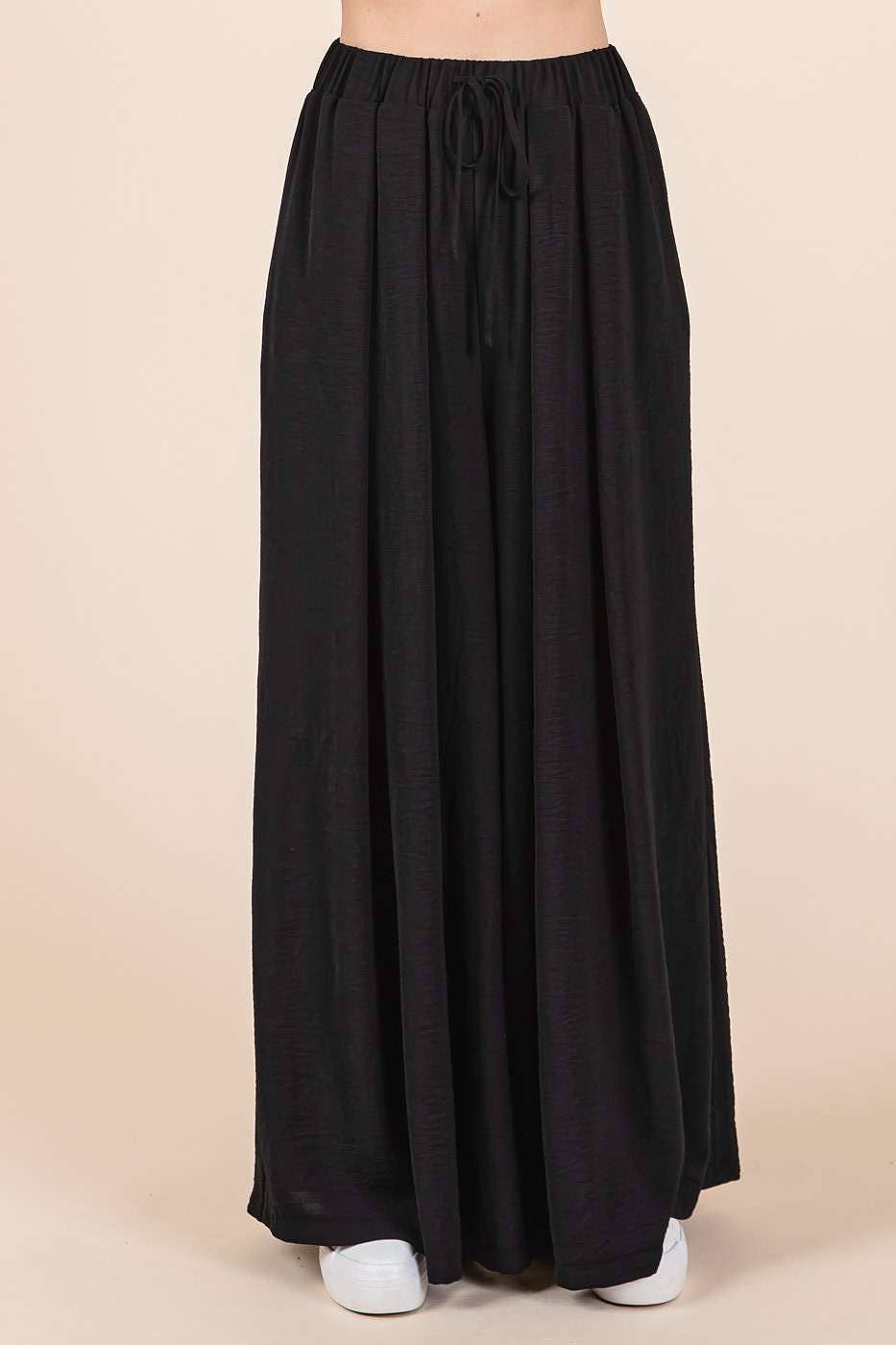 mittoshop - AIRFLOW PLEATED WIDE LEG PANTS