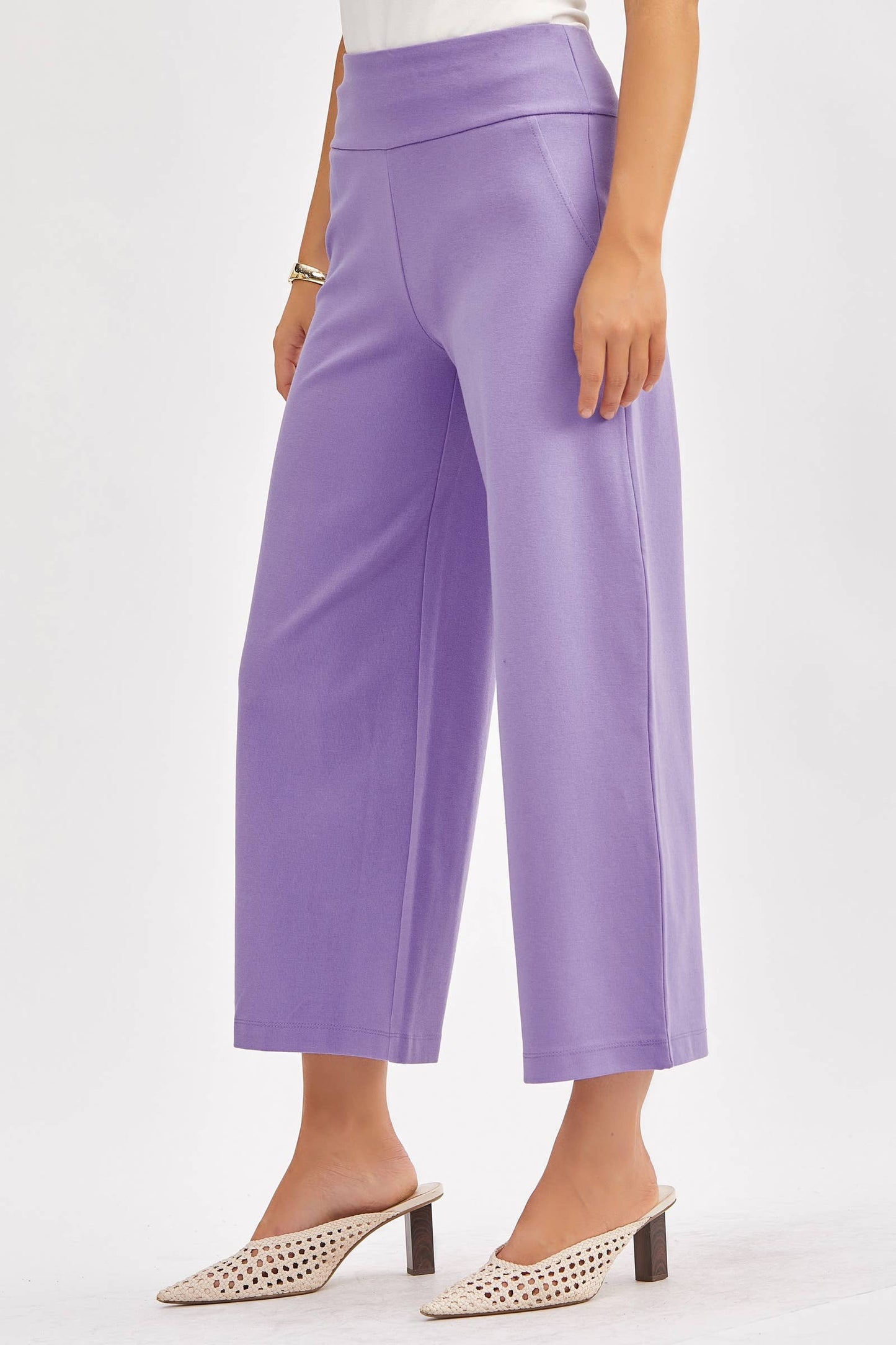 Dear Scarlett - Magic Wide Cropped Pants