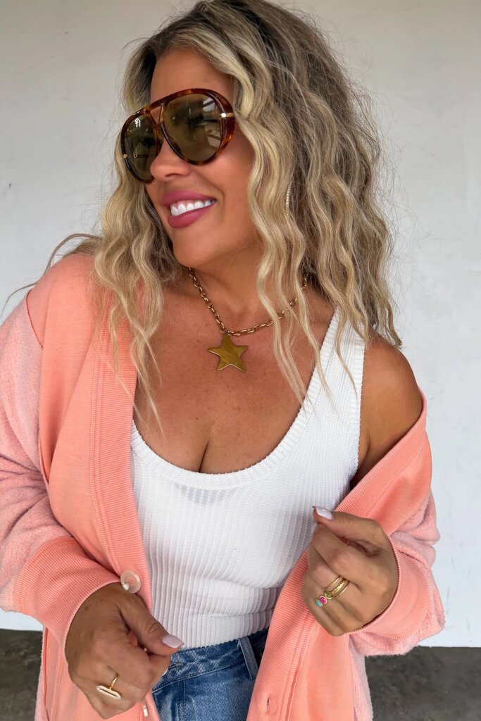 Spring Desi Sweatshirt Cardigan