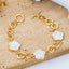 Gold/white