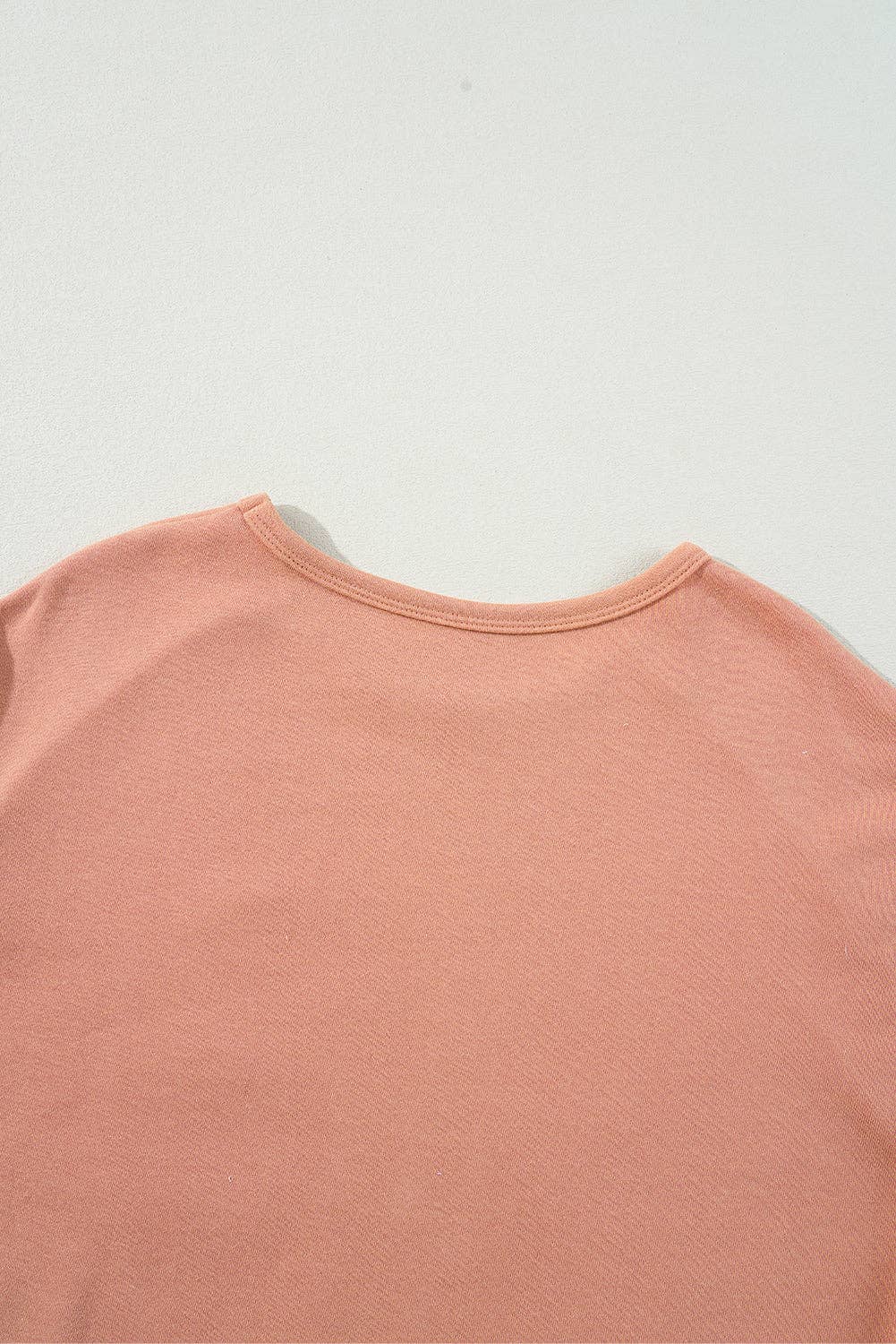 Lovesoft - Flower Patch Graphic Exposed Seam Wide Sleeve Top