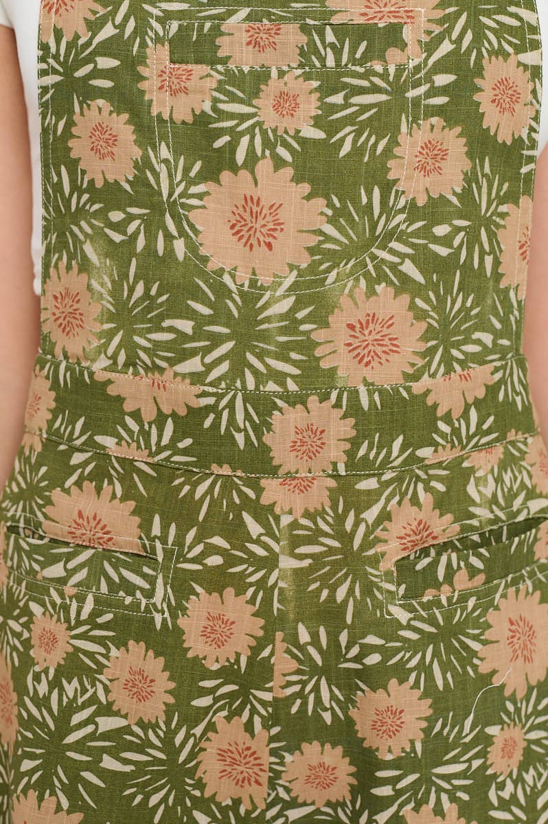 SM WARDROBE - VINTAGE FLOWER BLOSSOM PRINT SHORTALLS