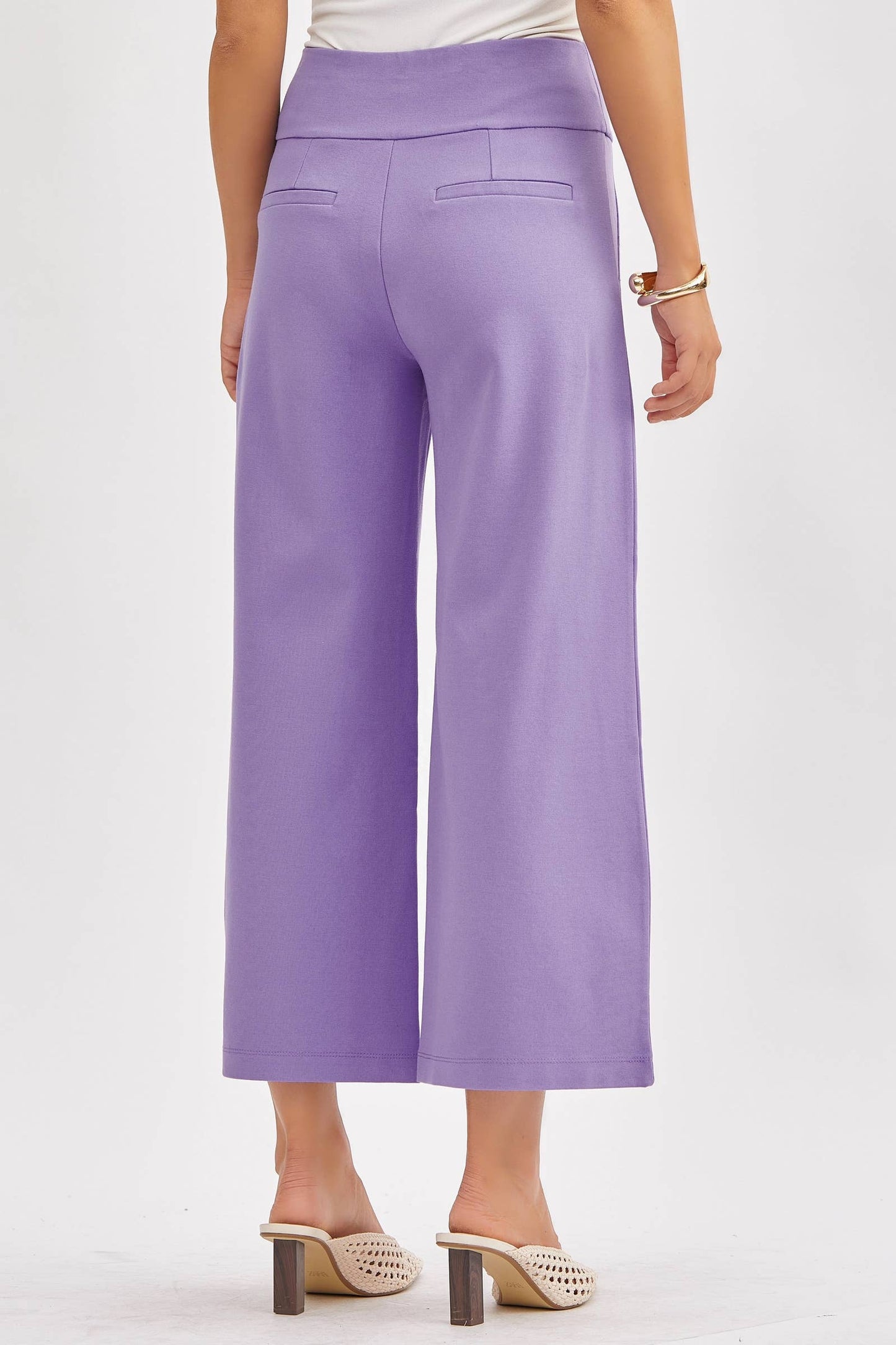 Dear Scarlett - Magic Wide Cropped Pants