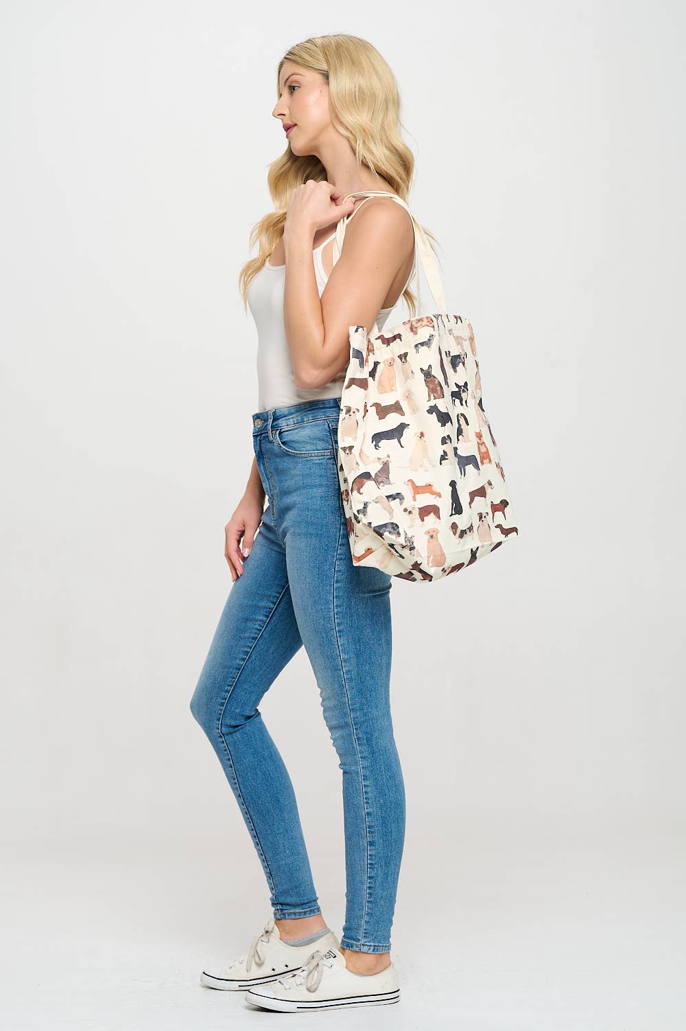 SM WARDROBE - PUPPY PALS PRINT TOTE BAG