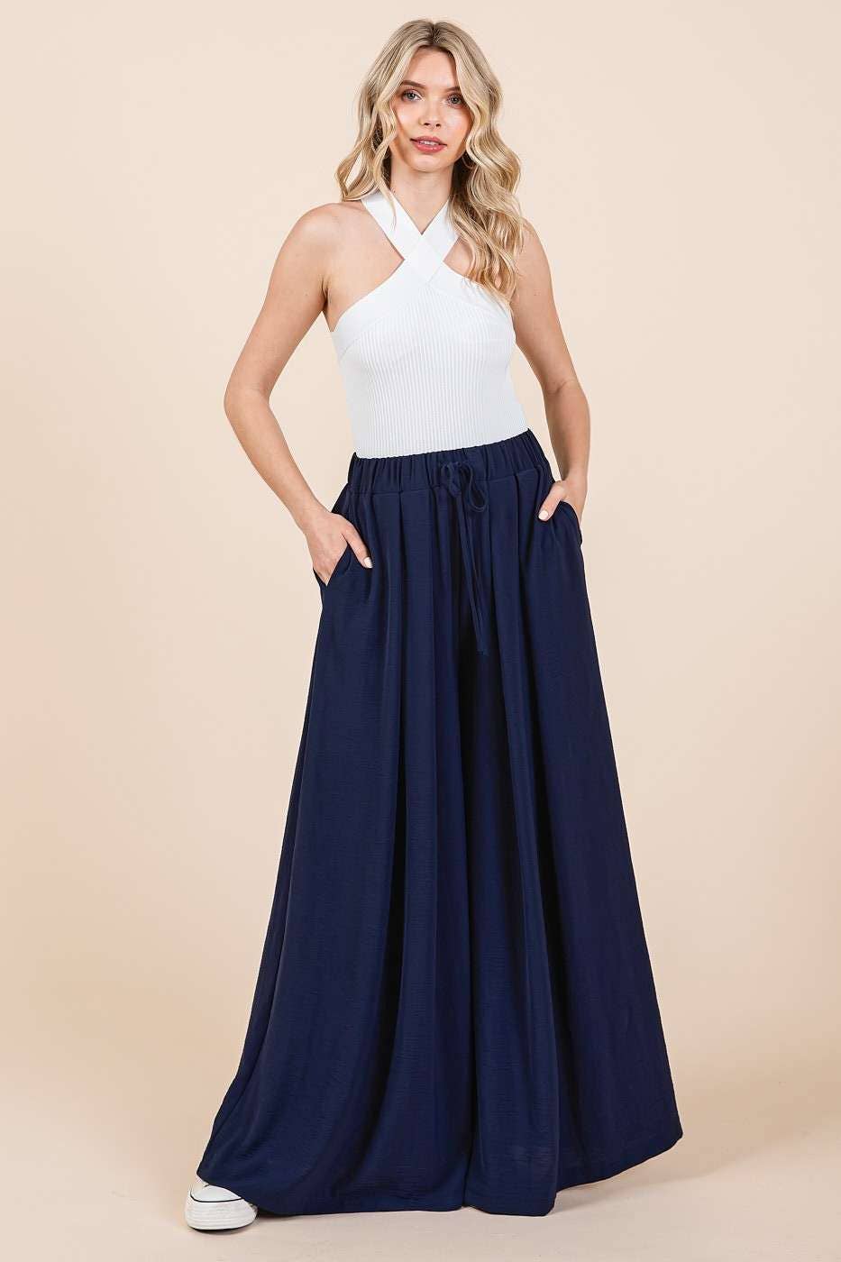mittoshop - AIRFLOW PLEATED WIDE LEG PANTS