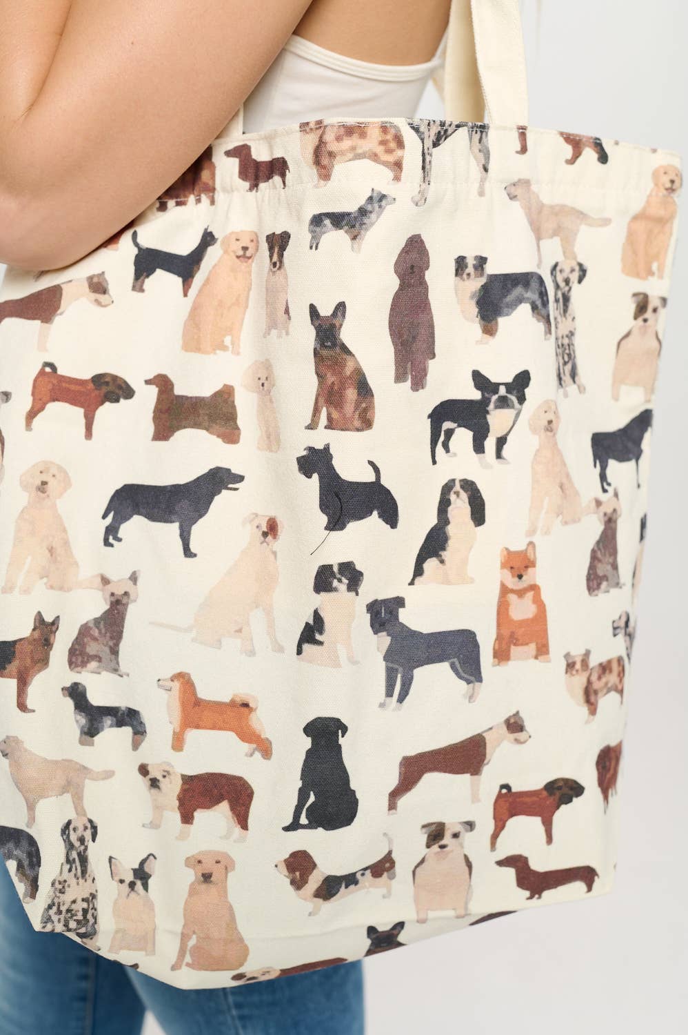 SM WARDROBE - PUPPY PALS PRINT TOTE BAG