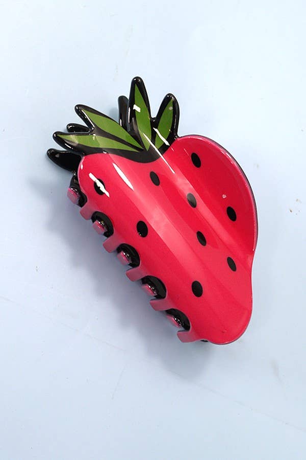JOSSLYN by Wall to Wall - FRUIT STRAWBERRY WATERMELON HAIR CLAW CLIPS | 40H803