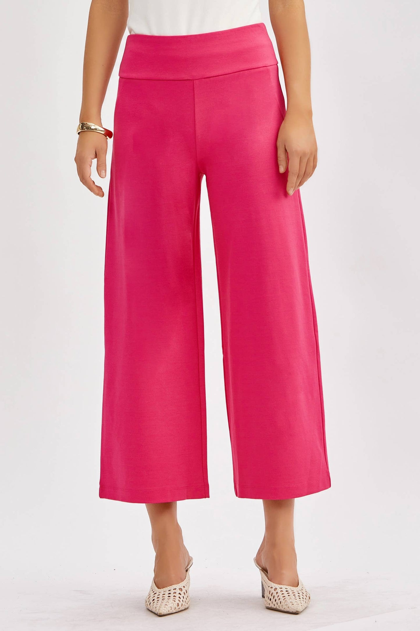Dear Scarlett - Magic Wide Cropped Pants