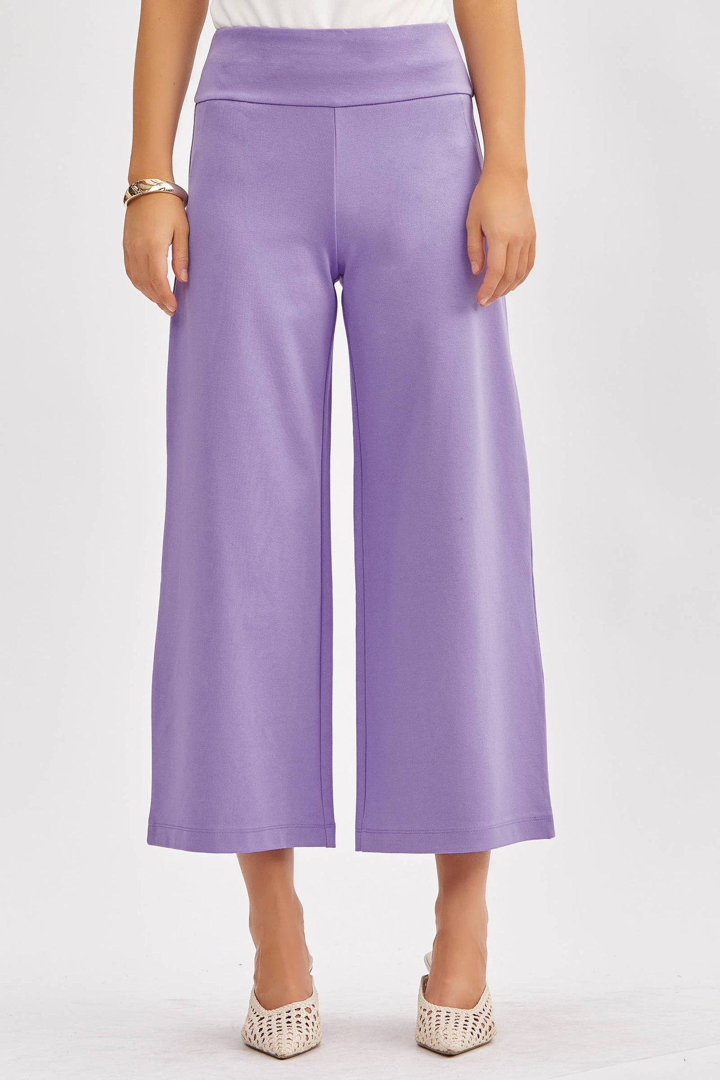 Dear Scarlett - Magic Wide Cropped Pants