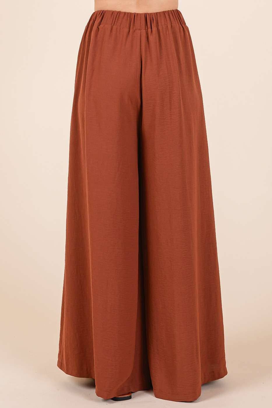 mittoshop - AIRFLOW PLEATED WIDE LEG PANTS