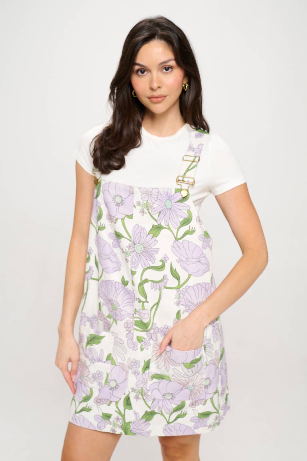 SM WARDROBE - FLORAL SERENITY PRINT SKIRTALL