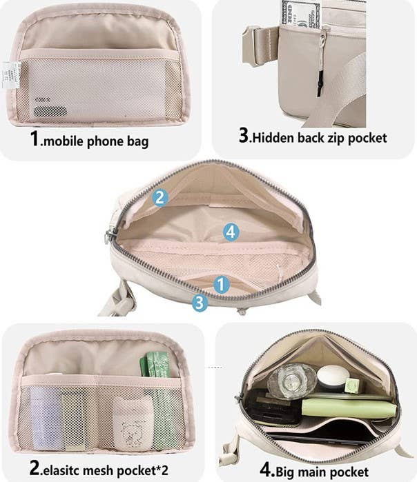 JOSSLYN by wall to wall - CROSS BODY SLING FANNY PACK BELT BAG | 90FP101