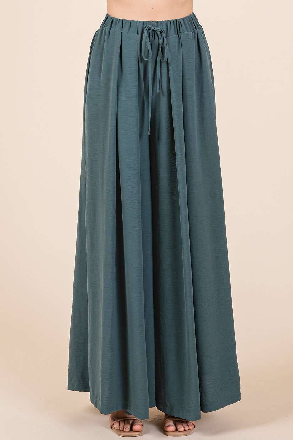 mittoshop - AIRFLOW PLEATED WIDE LEG PANTS