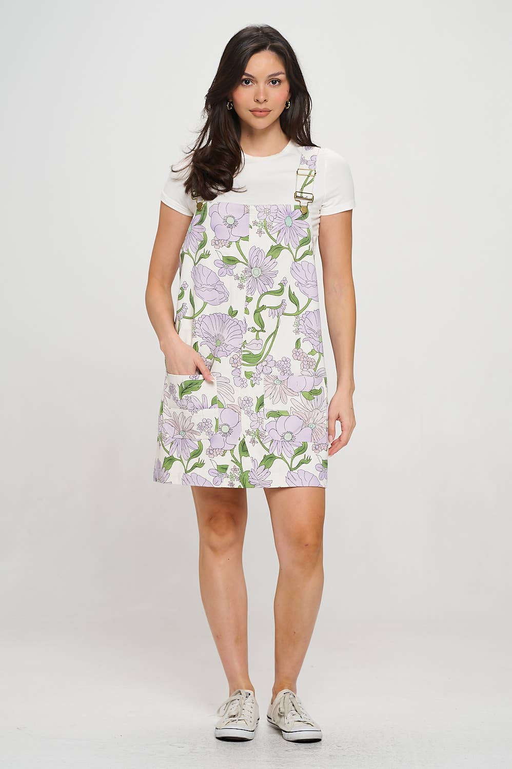 SM WARDROBE - FLORAL SERENITY PRINT SKIRTALL