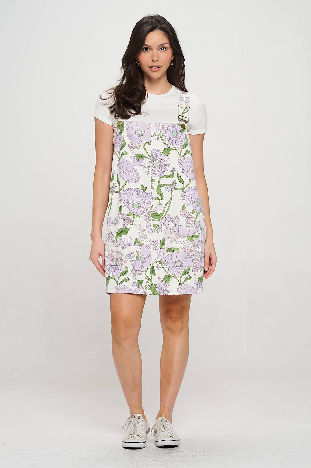 SM WARDROBE - FLORAL SERENITY PRINT SKIRTALL