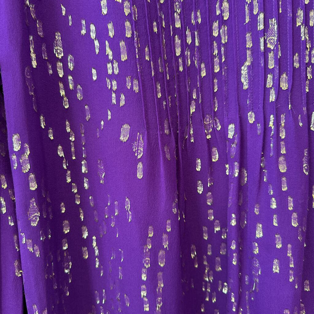 Long sleeve mid length glittery dress