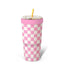 Pink checkered