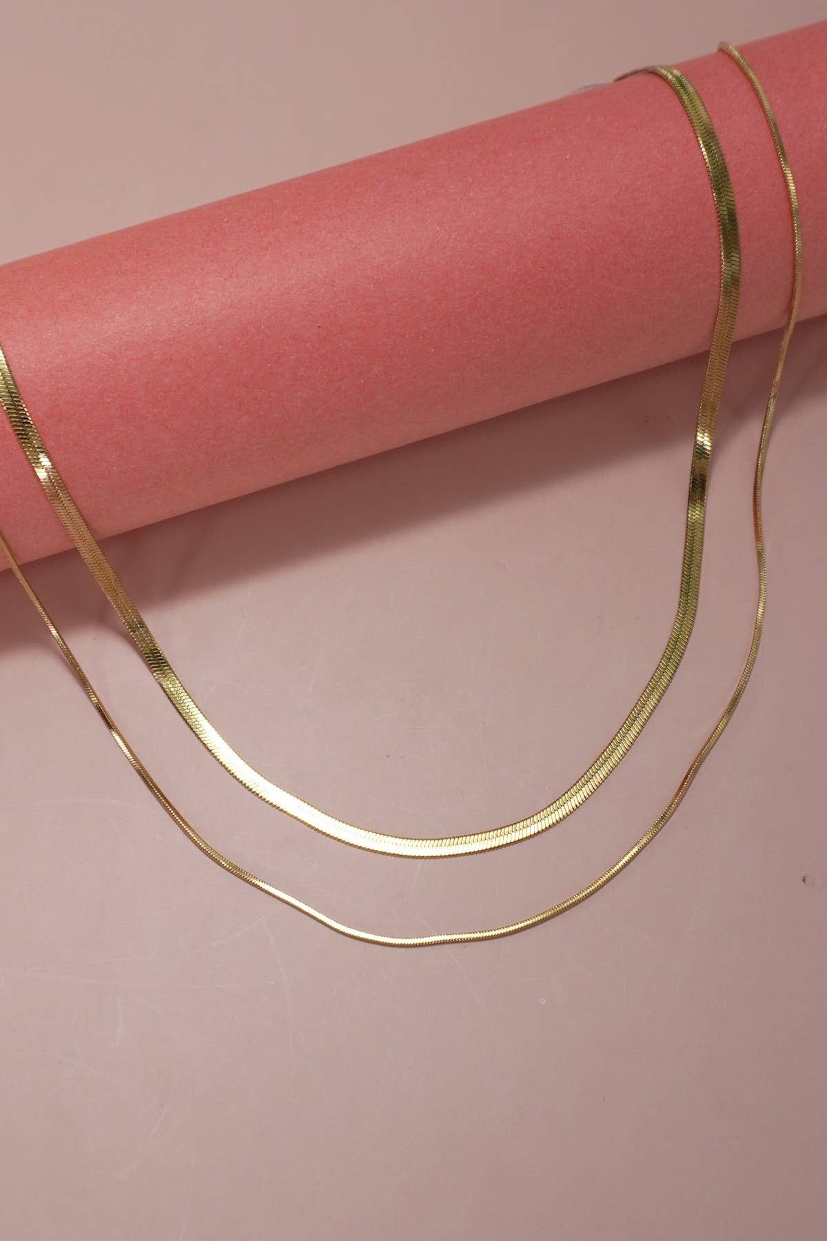 JOSSLYN by wall to wall - STAINLESS STEEL TARNISH FREE MULTI LAYER NECKLACE | 40NK315
