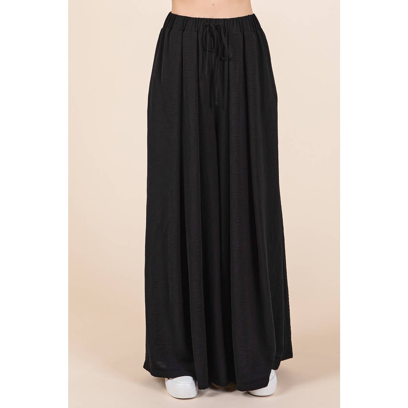 mittoshop - AIRFLOW PLEATED WIDE LEG PANTS