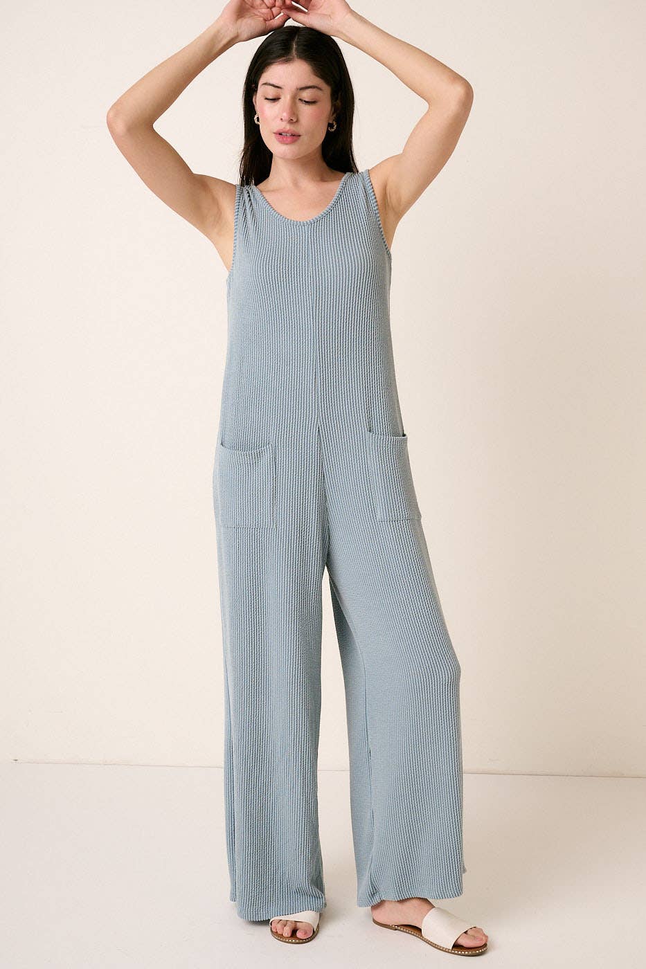 mittoshop - URBAN RIB KNIT POCKET DETAIL JUMPSUIT
