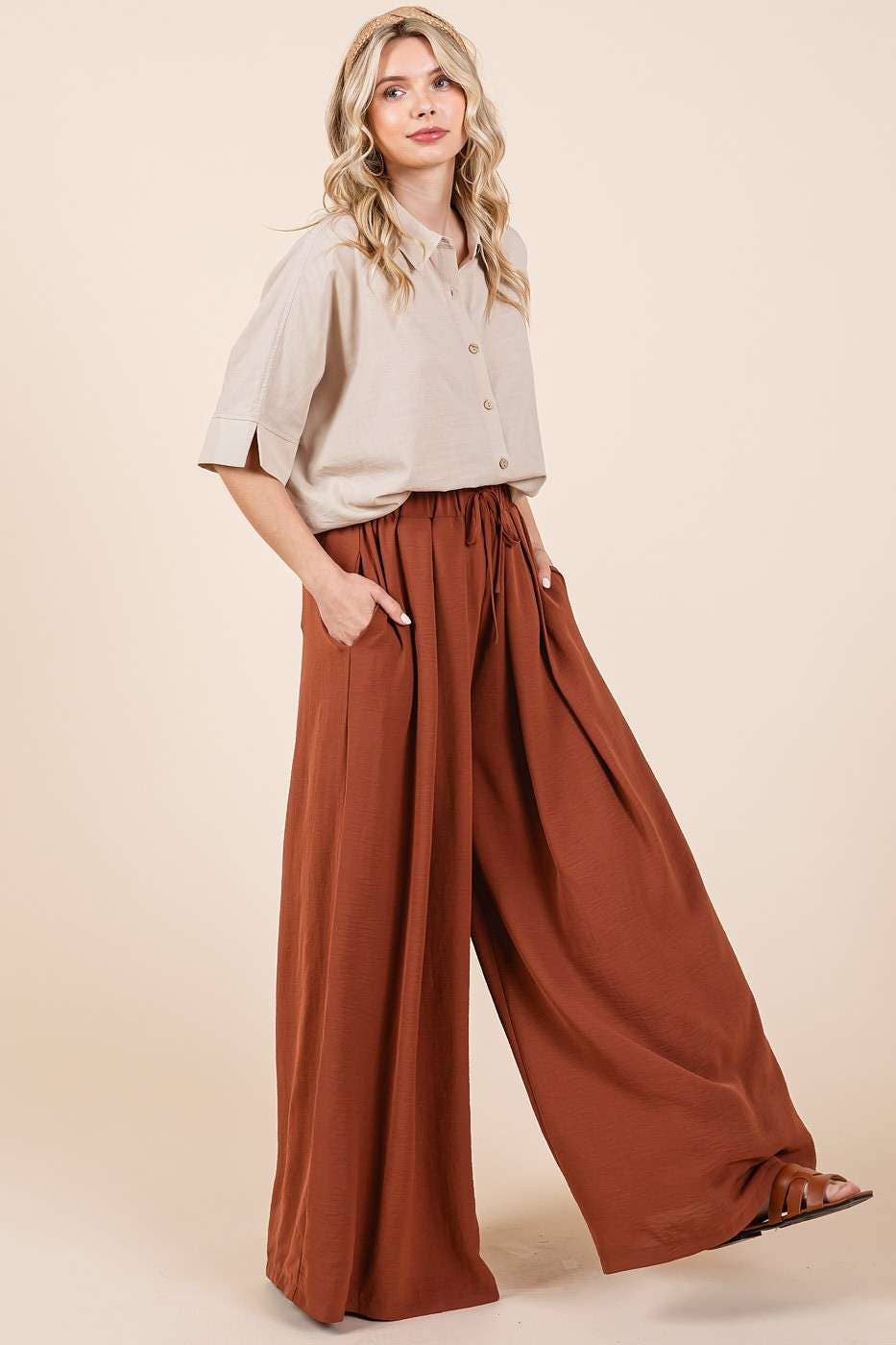 mittoshop - AIRFLOW PLEATED WIDE LEG PANTS