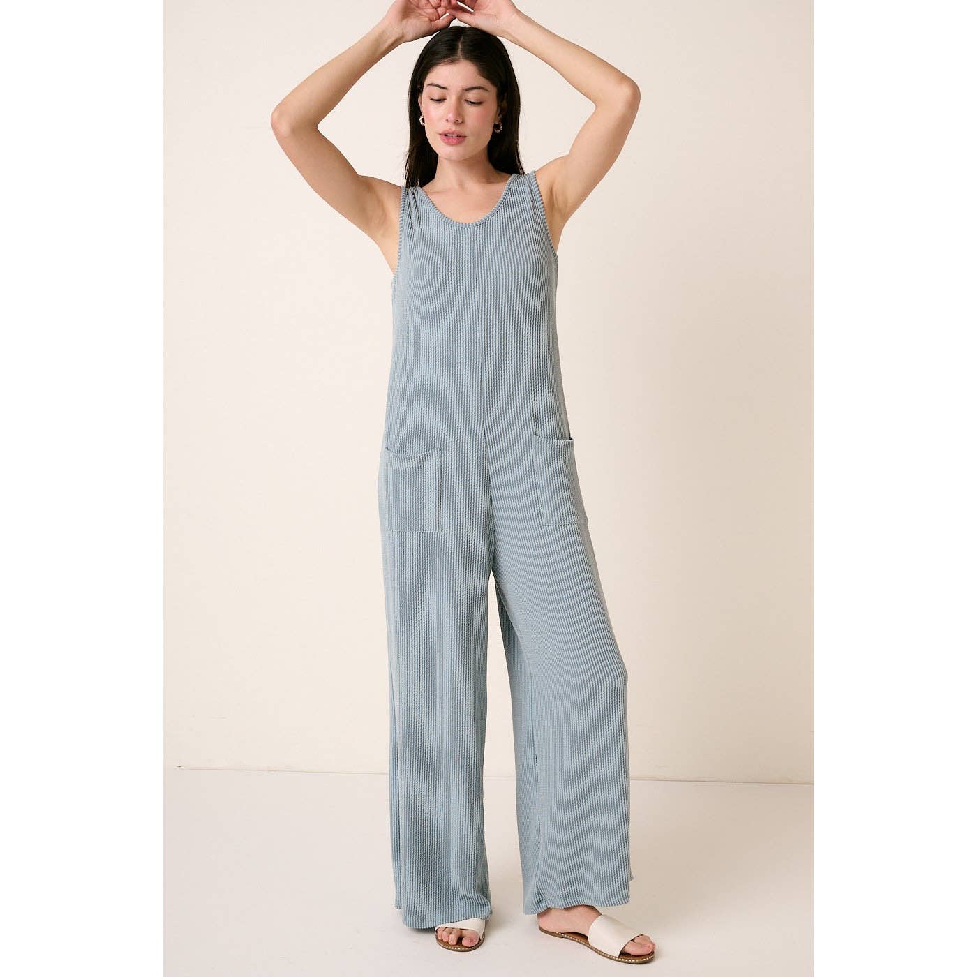 mittoshop - URBAN RIB KNIT POCKET DETAIL JUMPSUIT