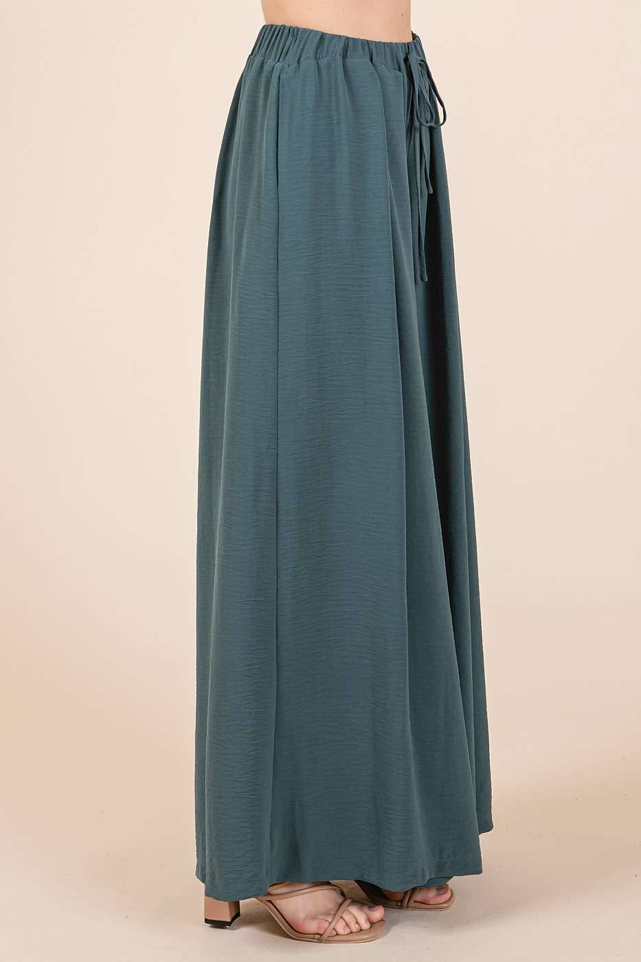 mittoshop - AIRFLOW PLEATED WIDE LEG PANTS