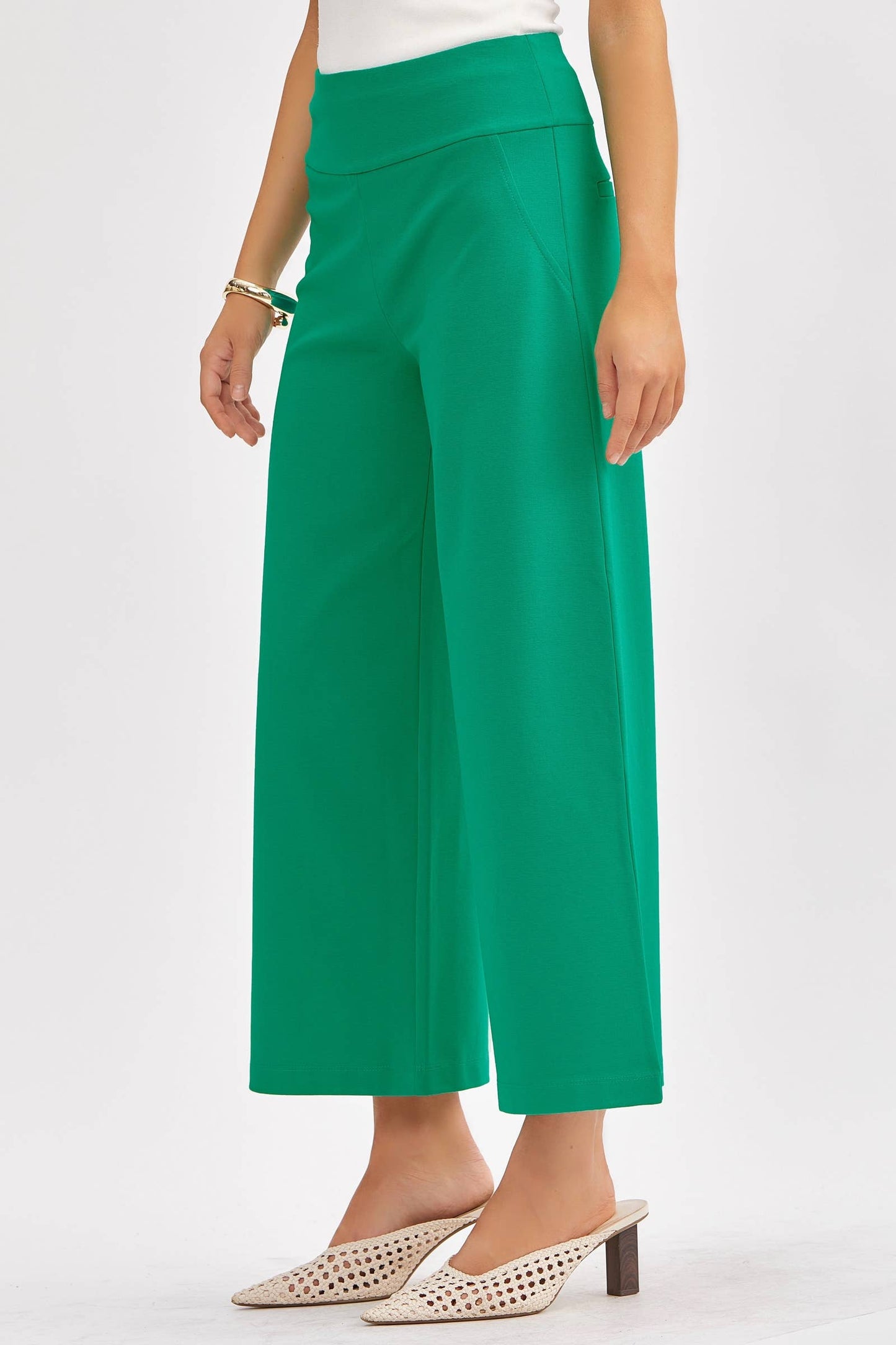 Dear Scarlett - Magic Wide Cropped Pants