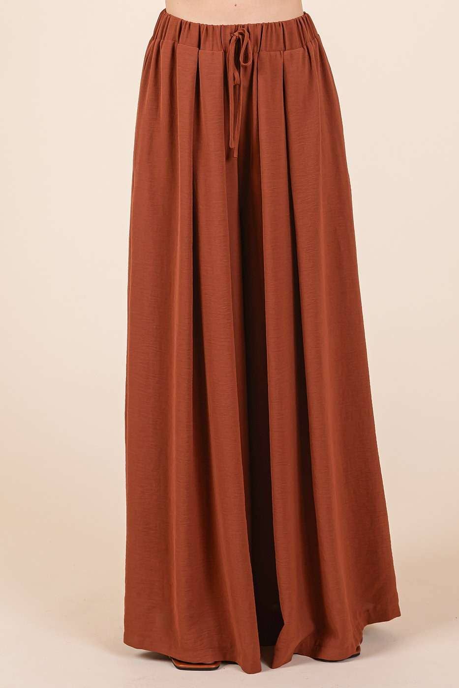 mittoshop - AIRFLOW PLEATED WIDE LEG PANTS