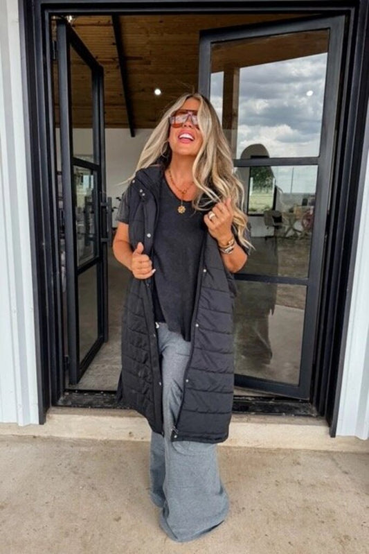 Blakeley long full zip puffer