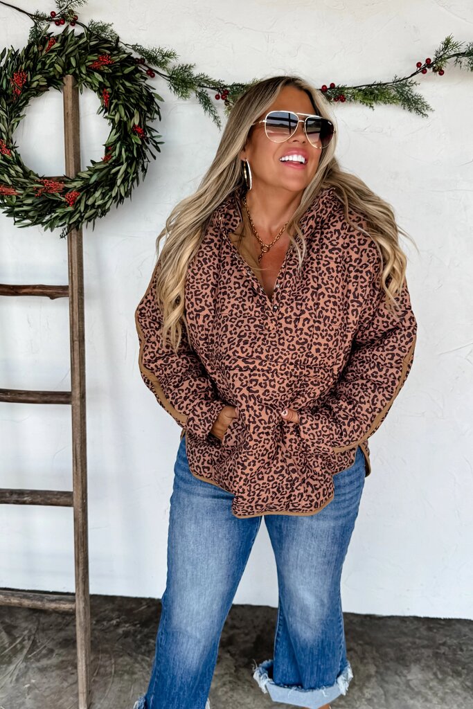 Blakeley Leopard Peyton Puffer Jacket