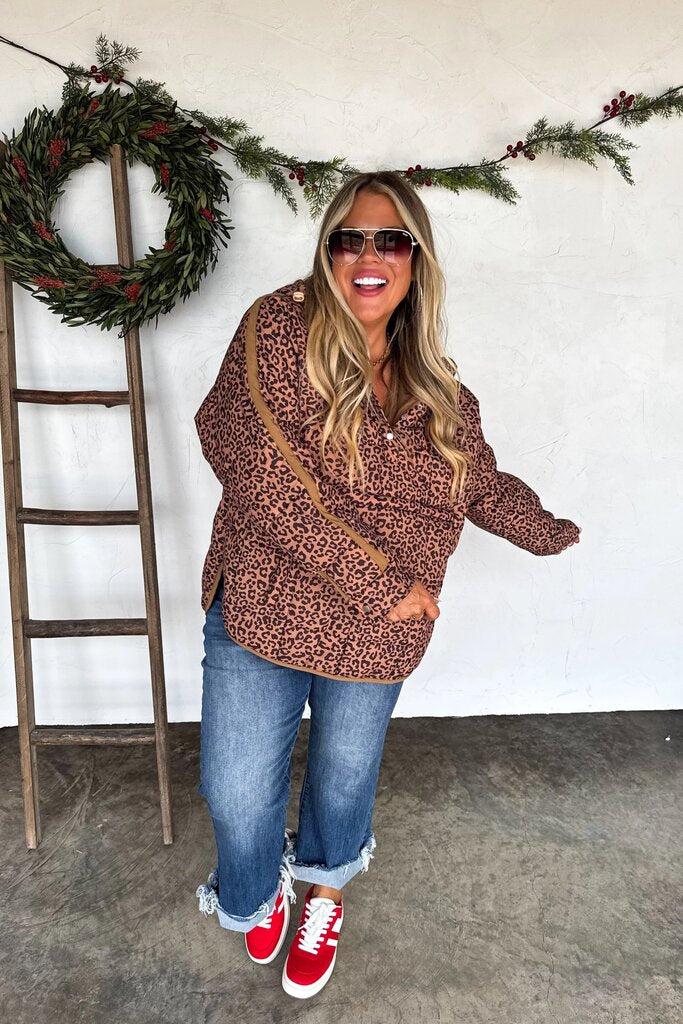 Blakeley Leopard Peyton Puffer Jacket