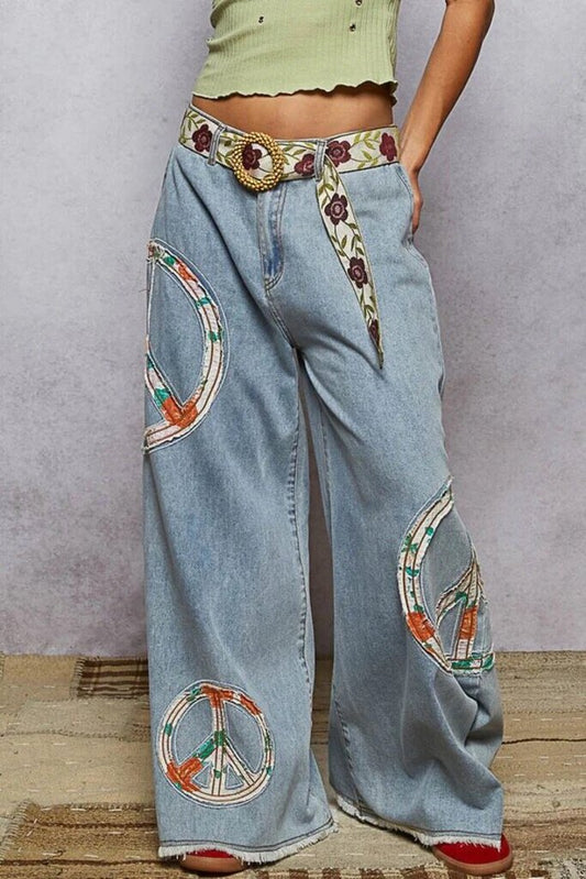 POL Wide leg peace pants