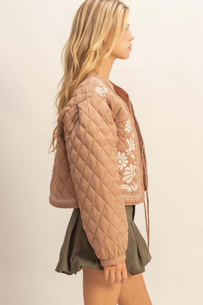 HYFVE Embroidered quilted jacket