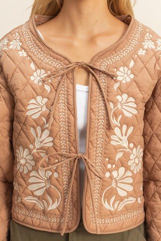 HYFVE Embroidered quilted jacket