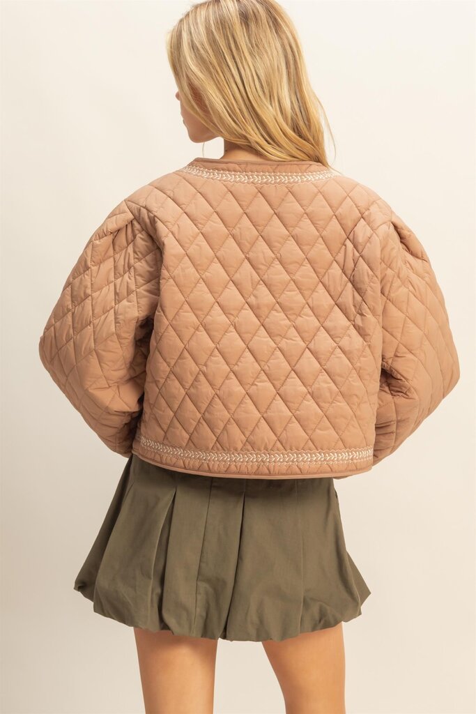 HYFVE Embroidered quilted jacket