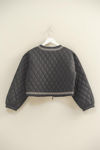 HYFVE Embroidered quilted jacket