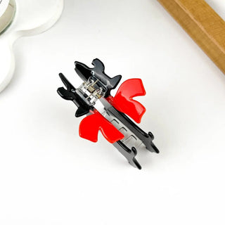 Red scarf dog clip