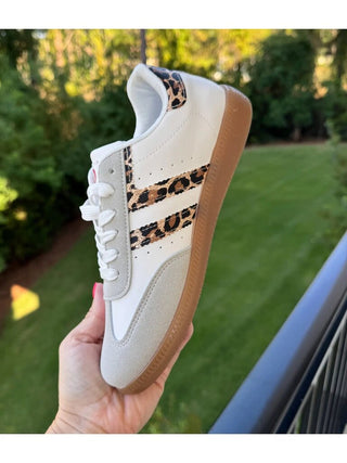 Stockholm sneaker in leopard
