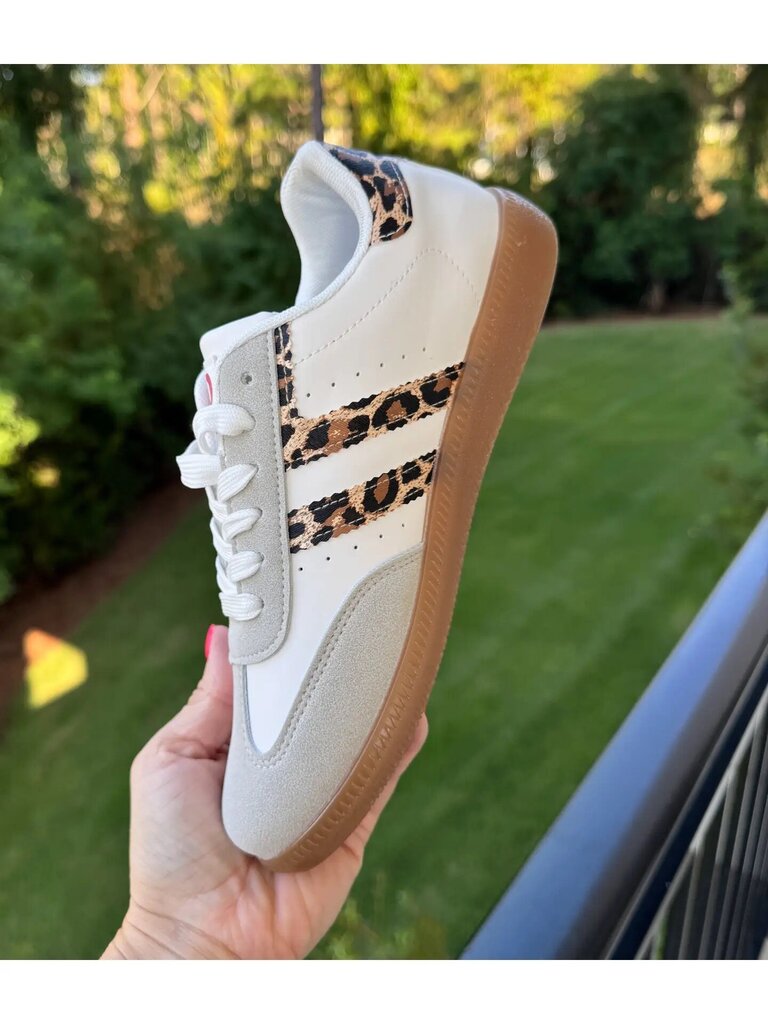 Stockholm sneaker in leopard