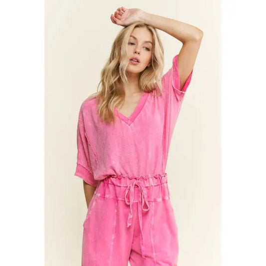 Short sleeve soft Terry top