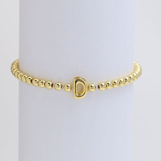 Initial Monogram Bubble Stretch Bracelets