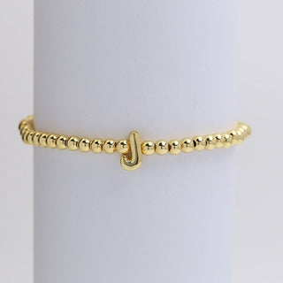 Initial Monogram Bubble Stretch Bracelets