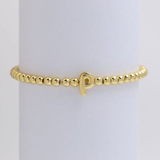 Initial Monogram Bubble Stretch Bracelets