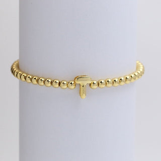 Initial Monogram Bubble Stretch Bracelets