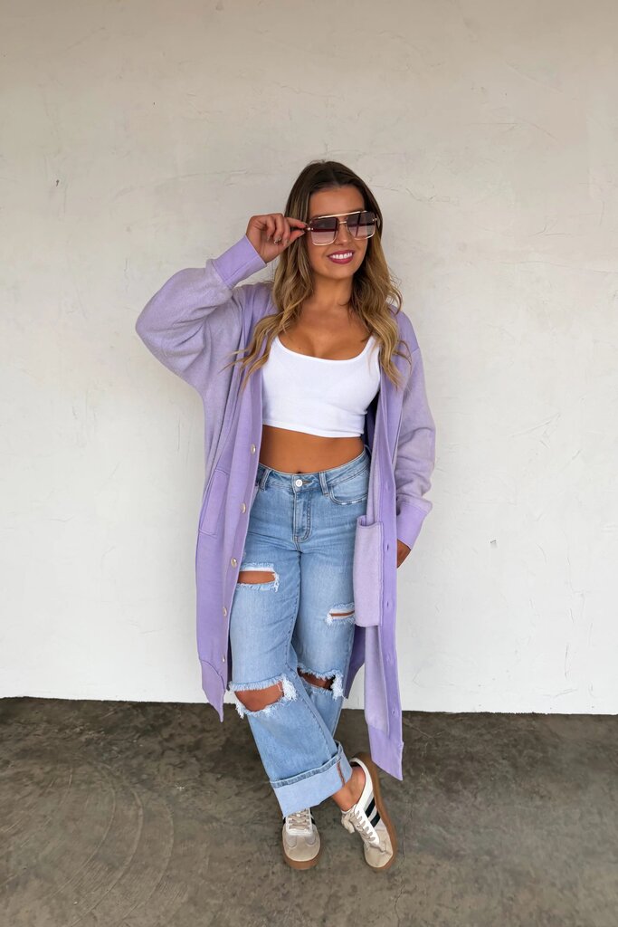 Spring Desi Sweatshirt Cardigan