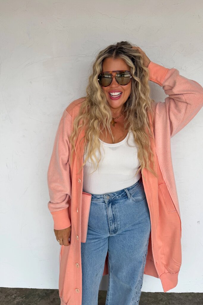 Spring Desi Sweatshirt Cardigan