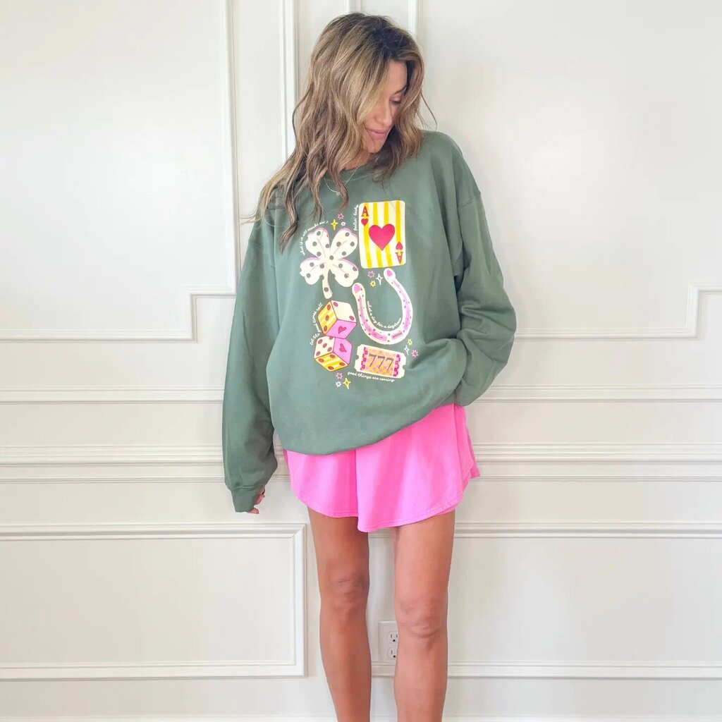 Good luck trinkets crewneck