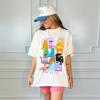 "I'm nothing without my kitty" tee