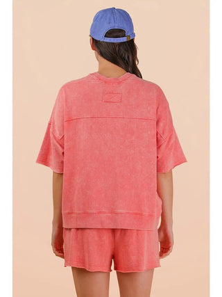 Mineral wash short/top set